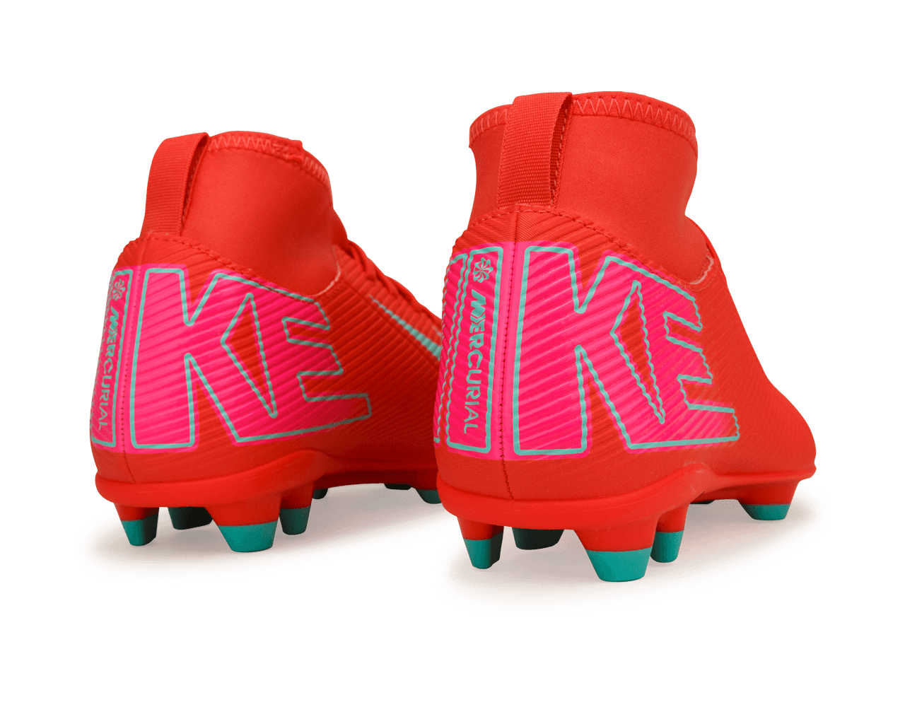 Nike Kids Zoom Mercurial Superfly 10 Club FG/MG Ember Glow/Aurora Green