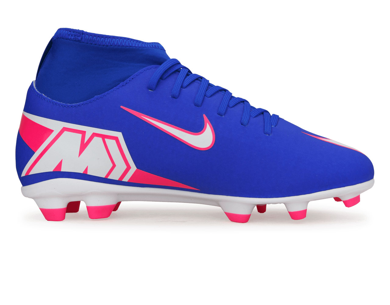 Nike Kids Zoom Mercurial Superfly 10 Club FG/MG Racer Blue/White