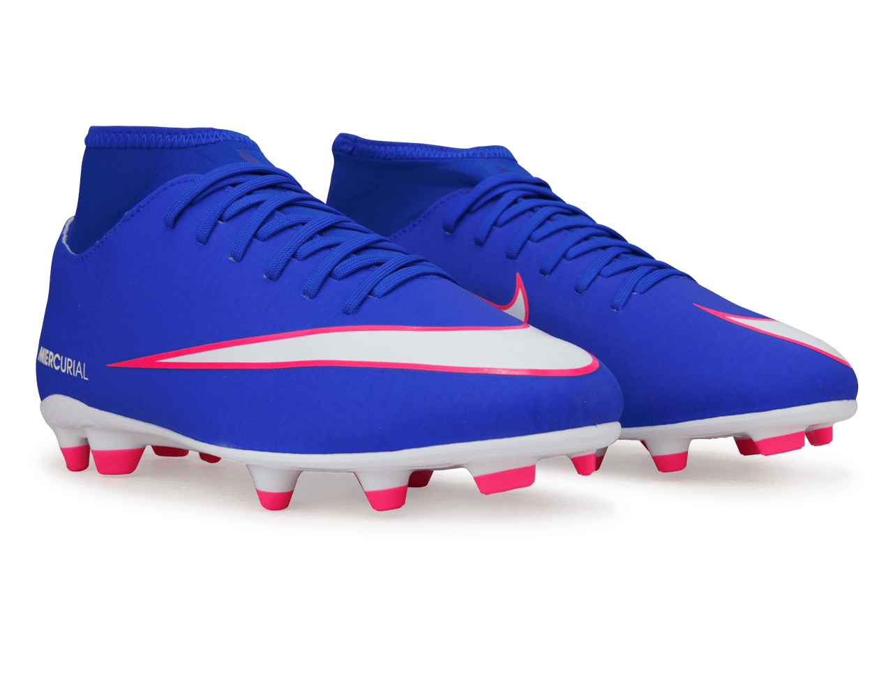 Nike Kids Zoom Mercurial Superfly 10 Club FG/MG Racer Blue/White