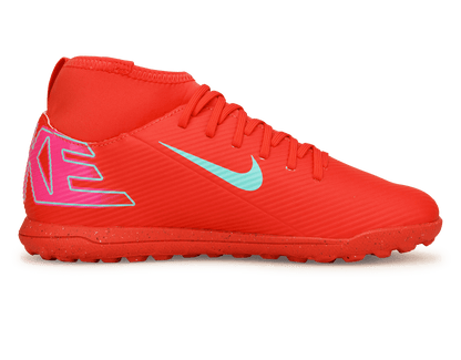 Nike Kids Zoom Mercurial Superfly 10 Club TF Ember Glow/Aurora Green