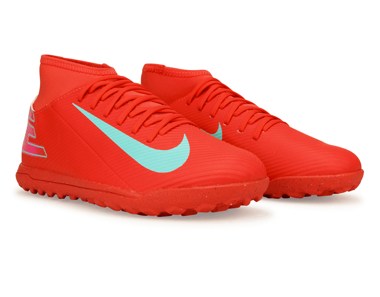 Nike Kids Zoom Mercurial Superfly 10 Club TF Ember Glow/Aurora Green