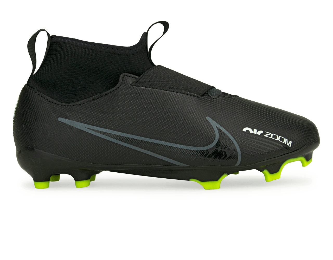 Nike Kids Zoom Mercurial Superfly 9 Academy FG/MG Black/Smoke Grey