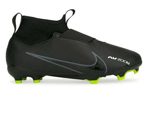 Nike Kids Zoom Mercurial Superfly 9 Academy FG/MG Black/Smoke Grey