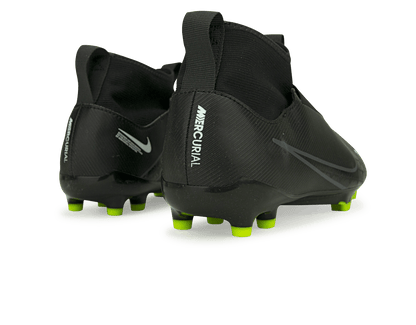 Nike Kids Zoom Mercurial Superfly 9 Academy FG/MG Black/Smoke Grey