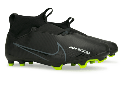 Nike Kids Zoom Mercurial Superfly 9 Academy FG/MG Black/Smoke Grey