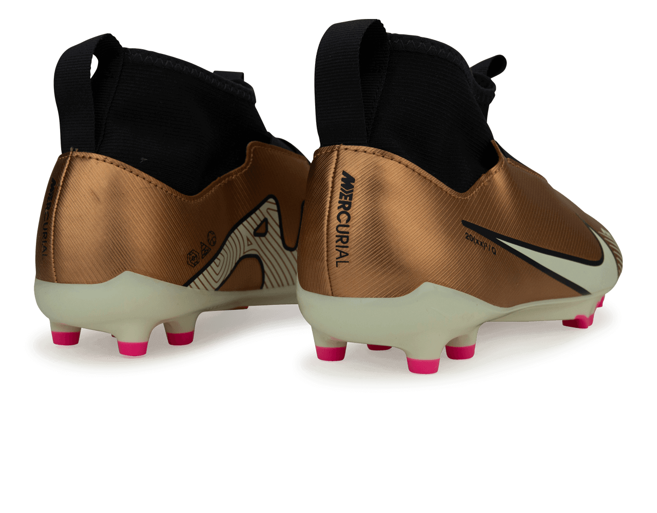 Nike Kids Zoom Mercurial Superfly 9 Academy FG/MG Metallic Copper