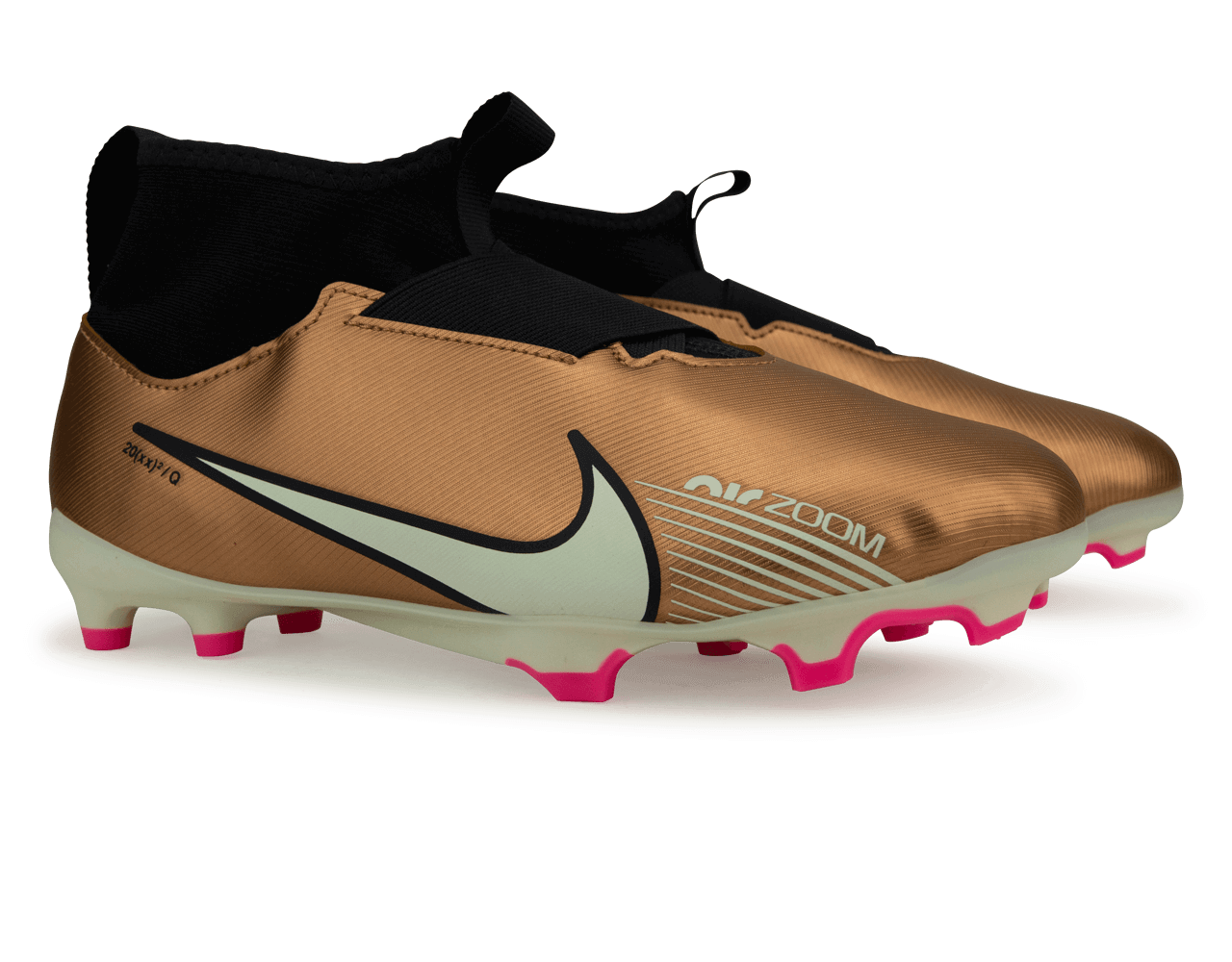 Nike Kids Zoom Mercurial Superfly 9 Academy FG/MG Metallic Copper