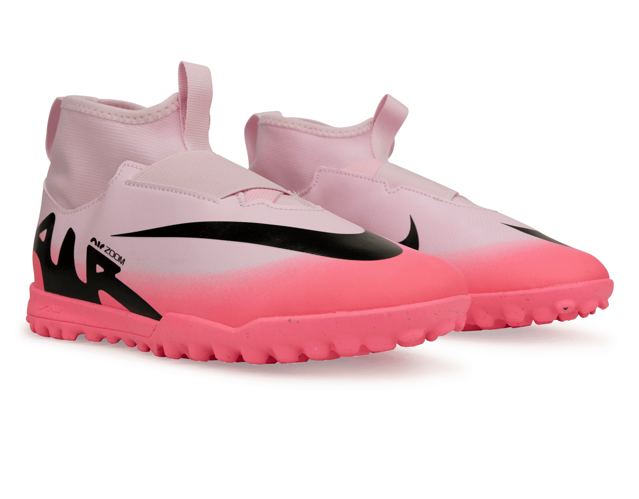 Nike Kids Zoom Mercurial Superfly 9 Academy TF Pink Foam/Black