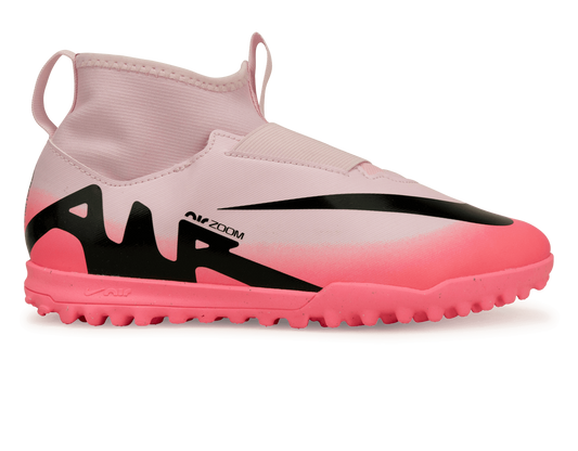Nike Kids Zoom Mercurial Superfly 9 Academy TF Pink Foam/Black
