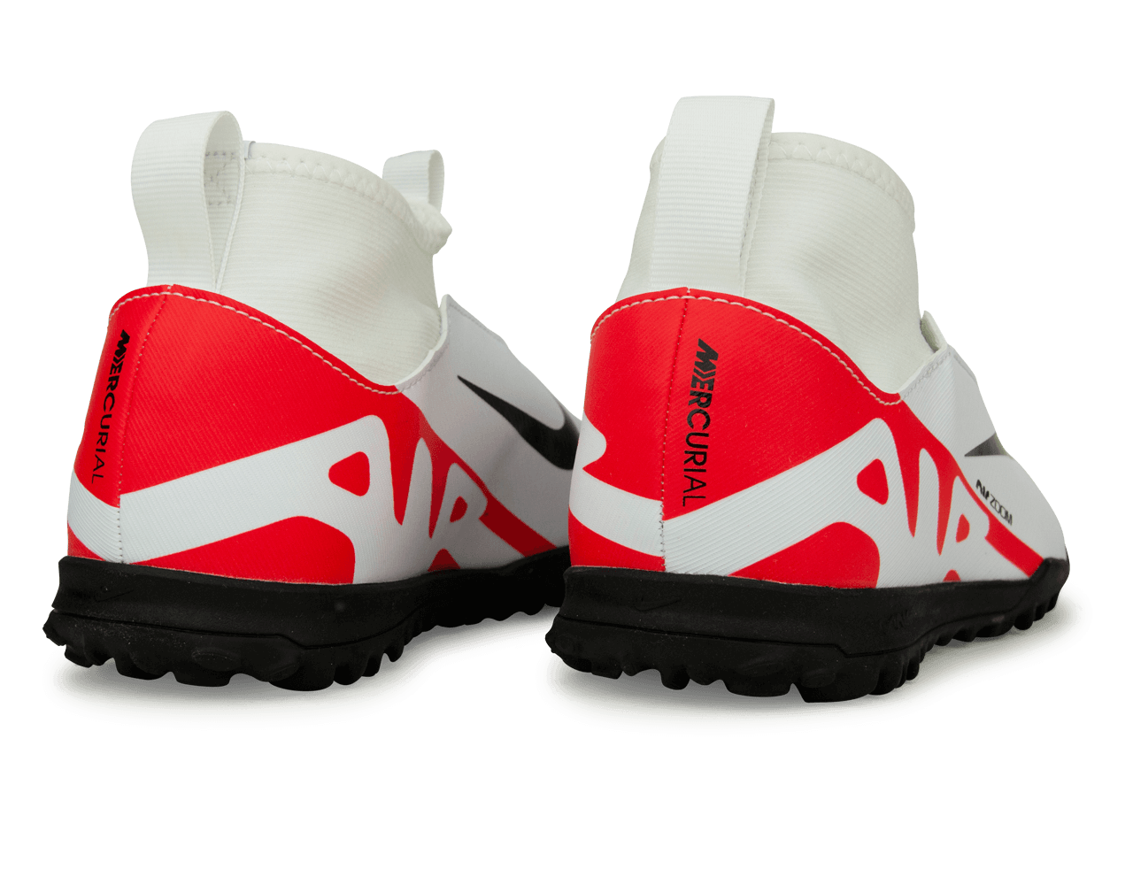 Nike Kids Zoom Mercurial Superfly 9 Academy TF White/Red