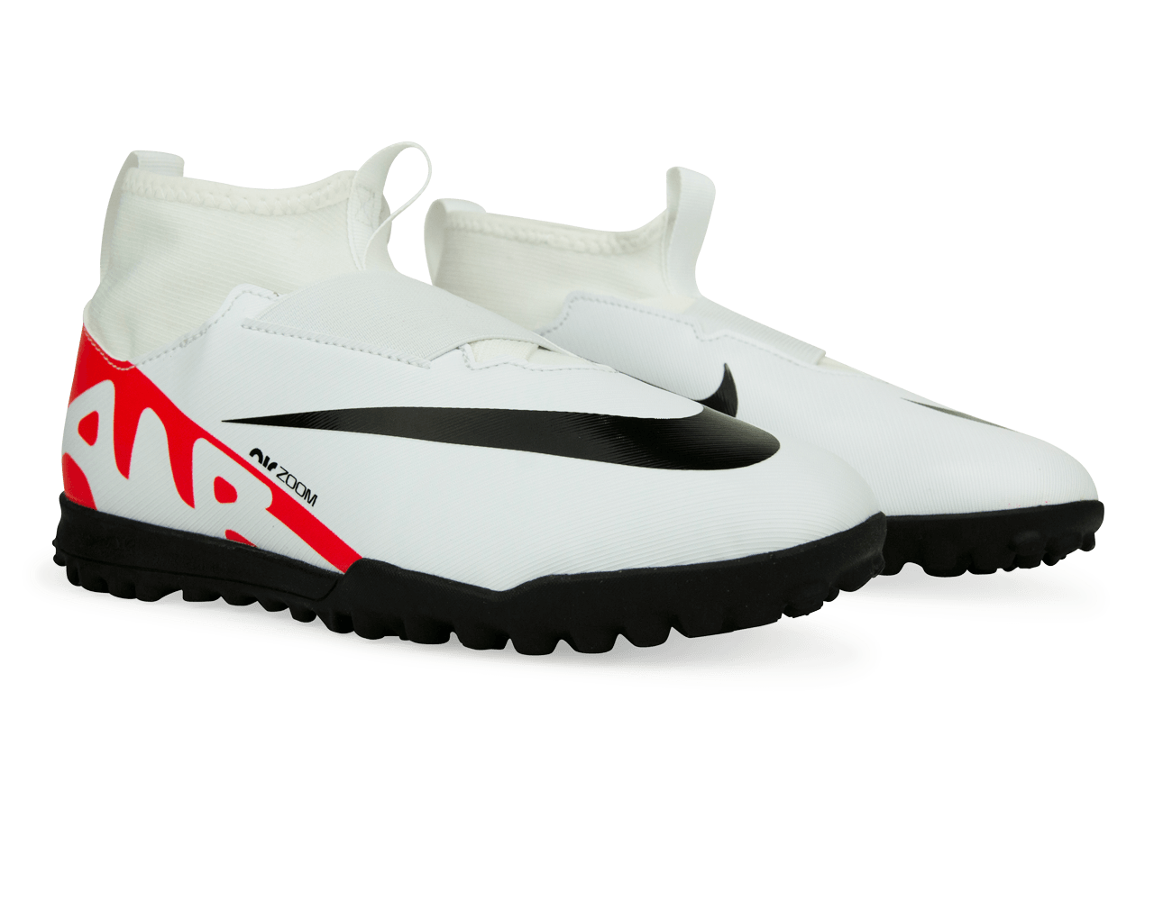 Nike Kids Zoom Mercurial Superfly 9 Academy TF White/Red