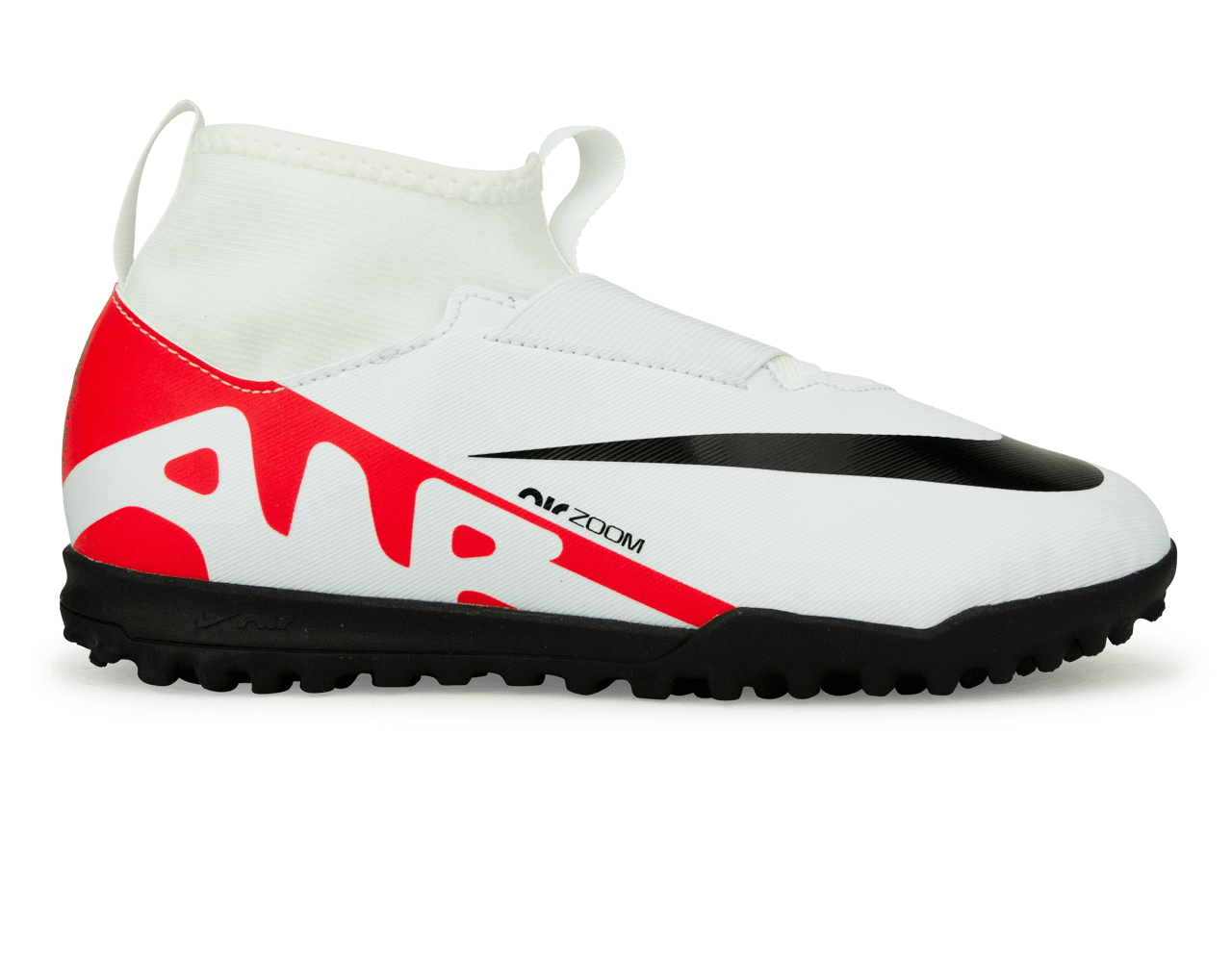 Nike Kids Zoom Mercurial Superfly 9 Academy TF White/Red