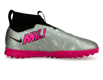 Nike Kids Zoom Mercurial Superfly 9 Academy XXV TF Silver/Black