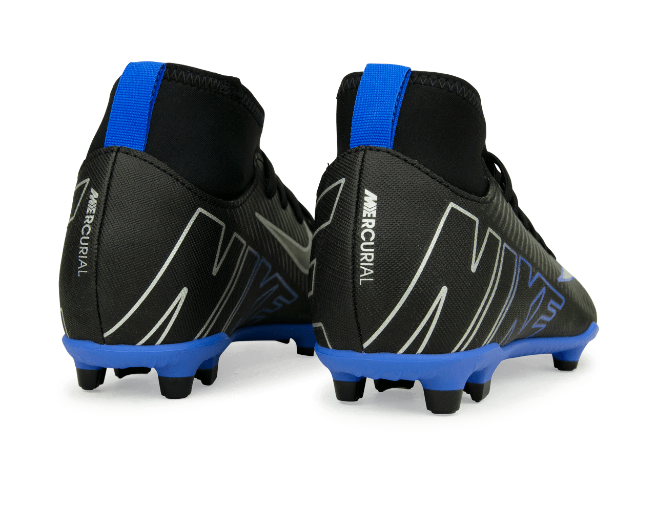 Nike Kids Zoom Mercurial Superfly 9 Club FG/MG Black/Blue