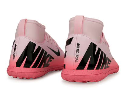 Nike Kids Mercurial Superfly 9 Club TF Pink Foam/Black
