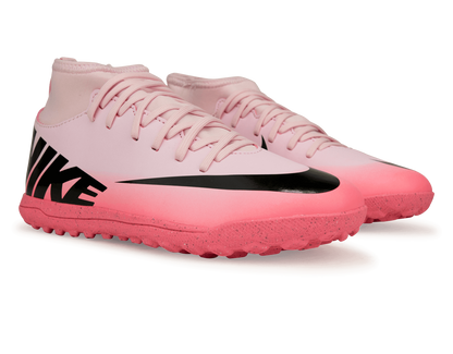 Nike Kids Mercurial Superfly 9 Club TF Pink Foam/Black