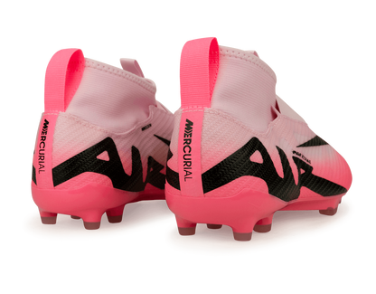Nike Kids Zoom Mercurial Superfly 9 Pro FG Pink Foam/Black