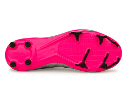 Nike Kids Zoom Mercurial Superfly 9 Pro FG Silver/Pink