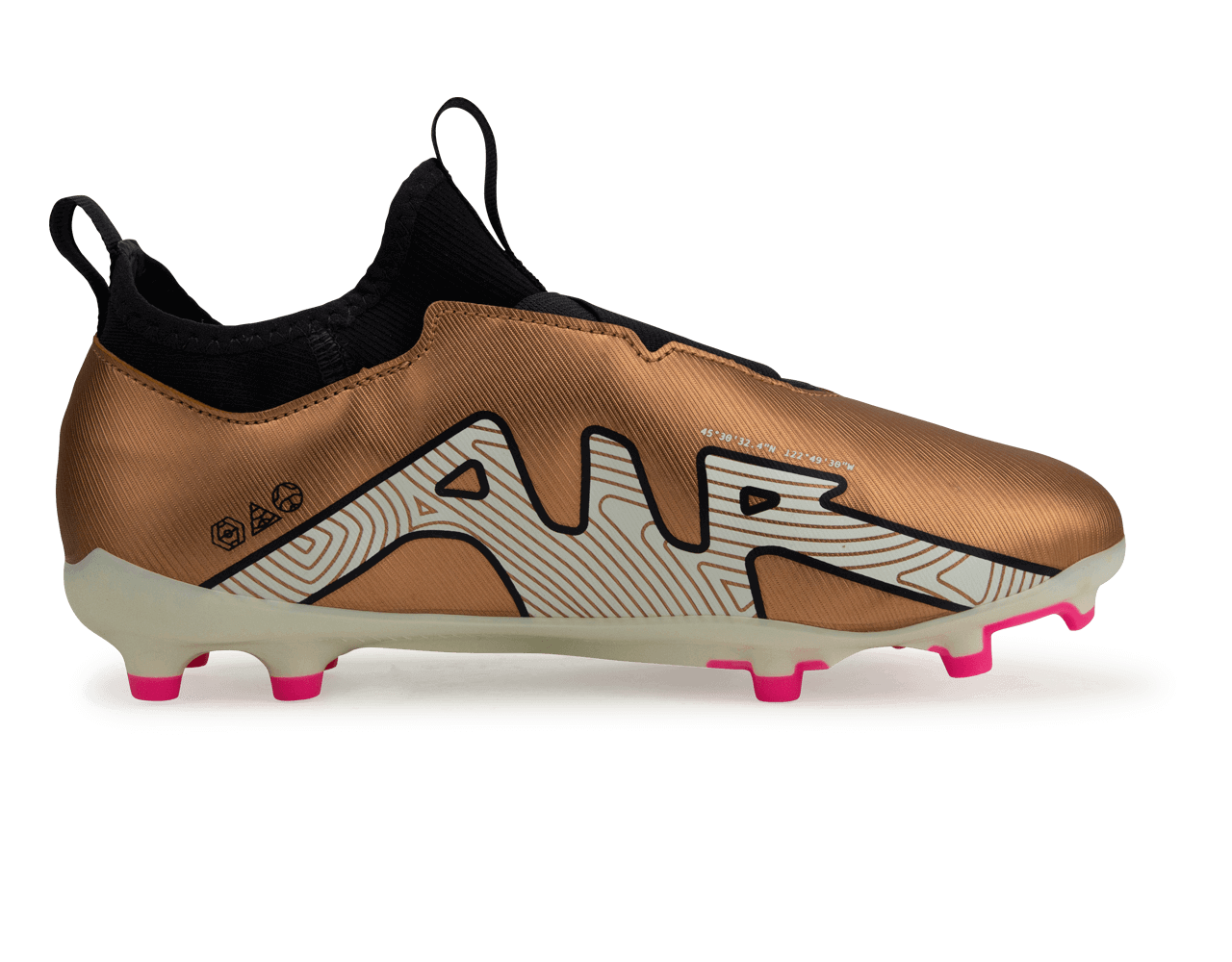 Nike Kids Zoom Mercurial Vapor 15 Academy FG/MG Metallic Copper