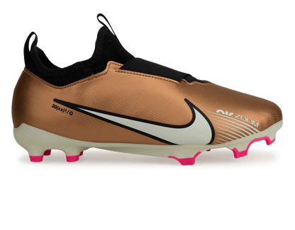 Nike Kids Zoom Mercurial Vapor 15 Academy FG/MG Metallic Copper
