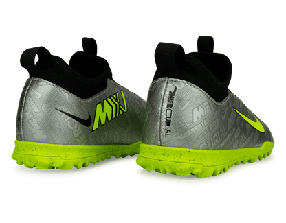 Nike Kids Zoom Mercurial Vapor 15 Academy XXV TF Silver/Volt