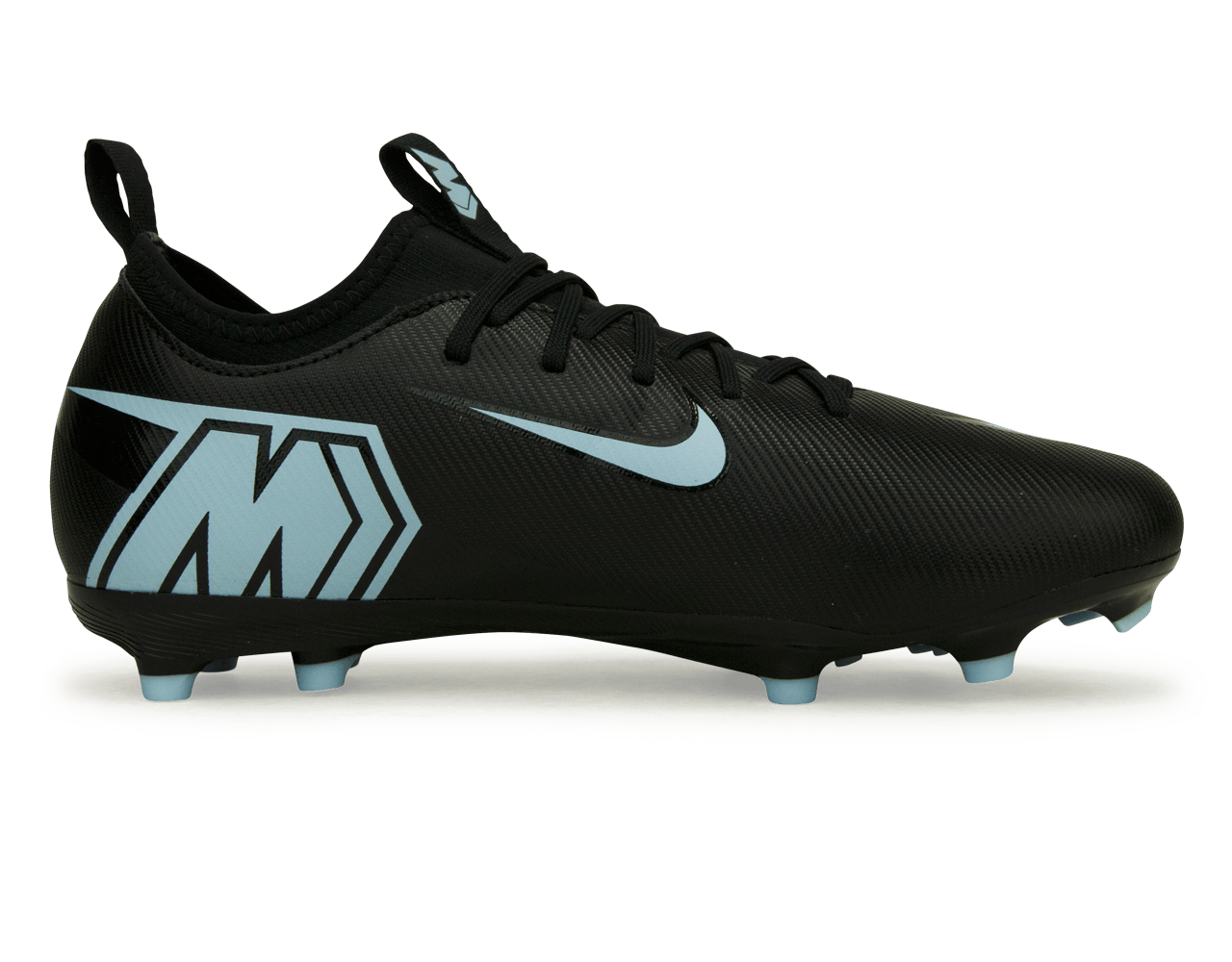 Nike Kids Zoom Mercurial Vapor 16 Academy FG/MG Black/Ice Blue