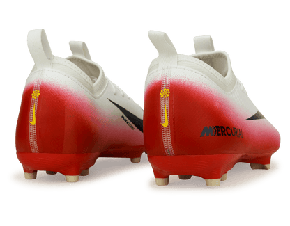Nike Kids Zoom Mercurial Vapor 16 Academy LV8 FG/MG Red/Obsidian