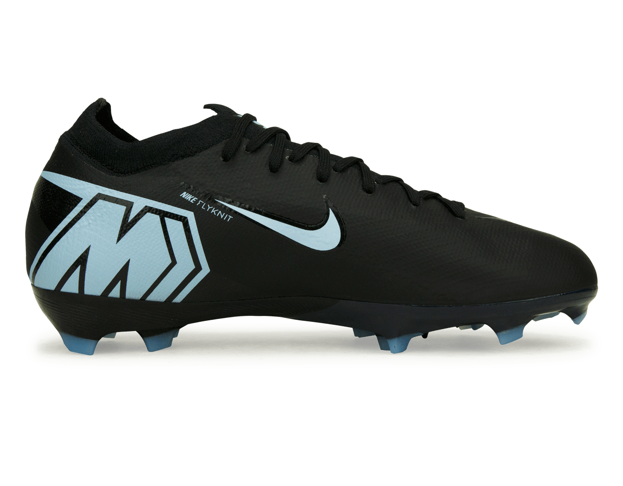 Nike Kids Zoom Mercurial Vapor 16 Pro FG Black/Ice Blue