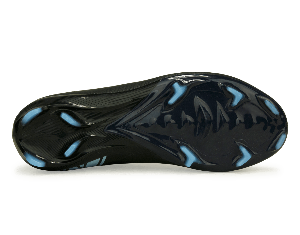 Nike Kids Zoom Mercurial Vapor 16 Pro FG Black/Ice Blue