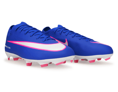 Nike Kid's Zoom Mercurial Vapor 16 Pro FG Racer Blue/White