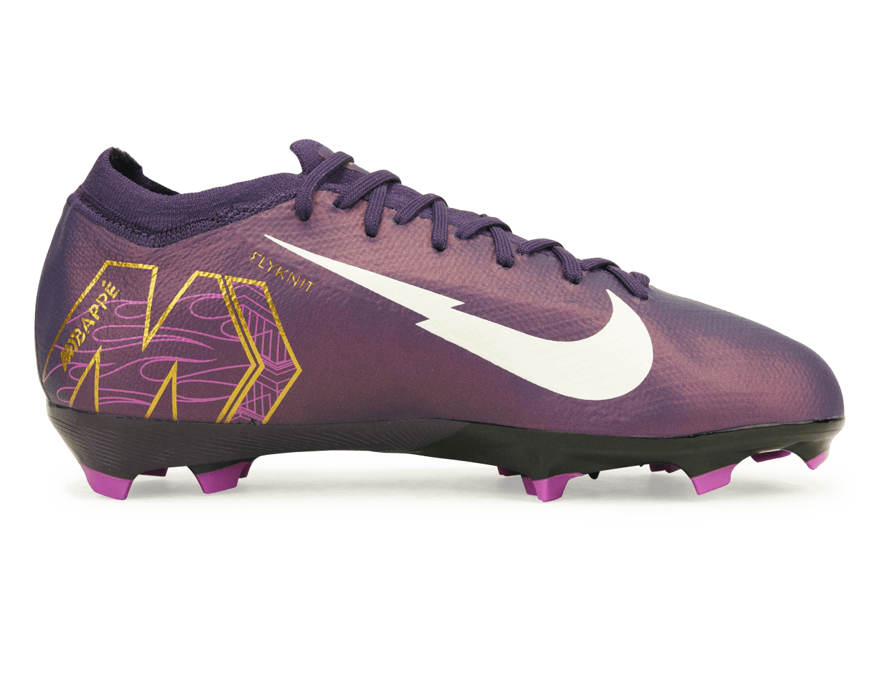 Nike Kids Zoom Mercurial Vapor 16 Pro KM FG Grand Purple/Pale Ivory