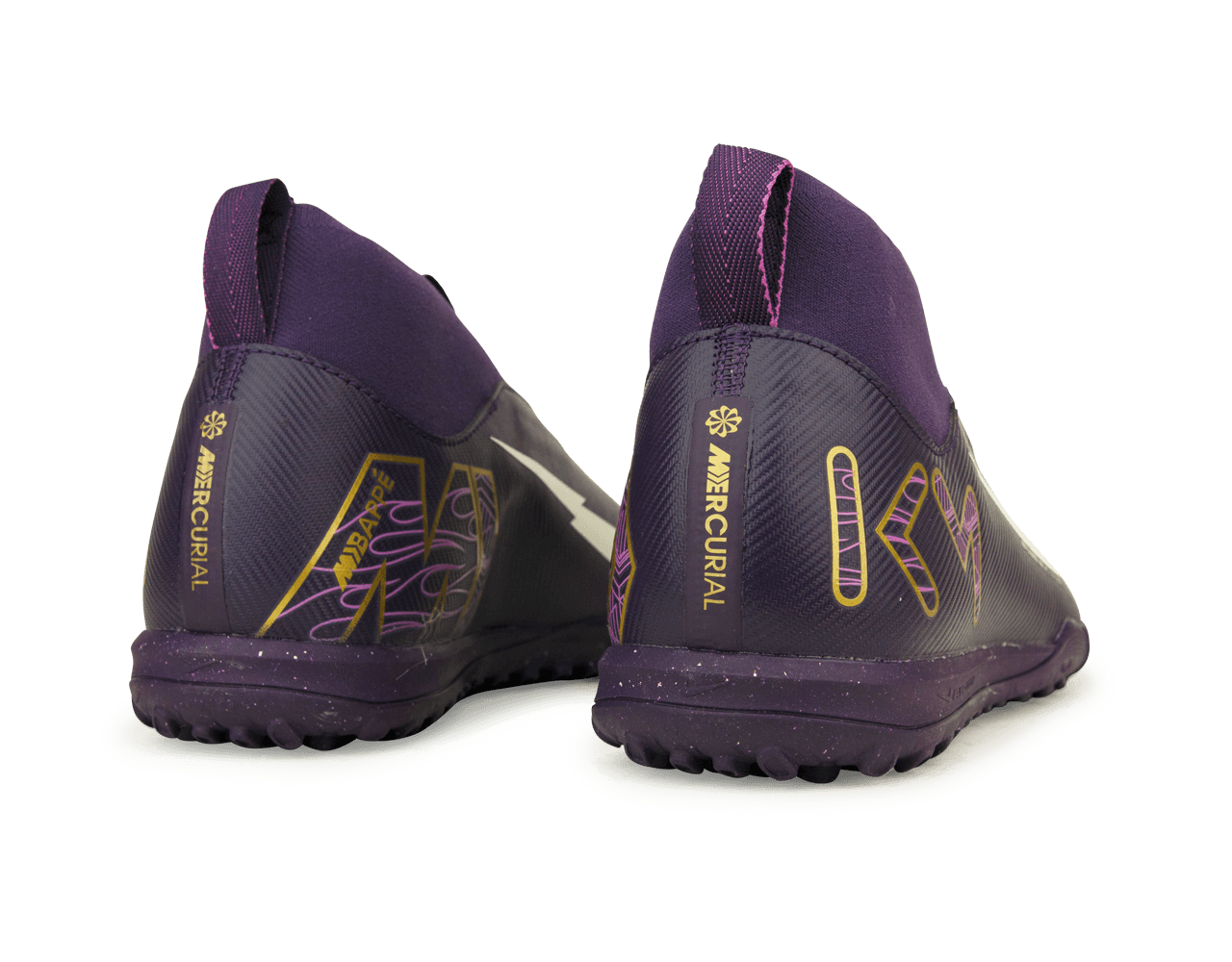 Nike Kids Zoom Mercurial Superfly 10 Academy KM TF Grand Purple/Pale Ivory