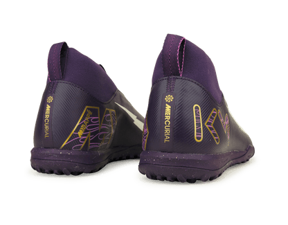 Nike Kids Zoom Mercurial Superfly 10 Academy KM TF Grand Purple/Pale Ivory
