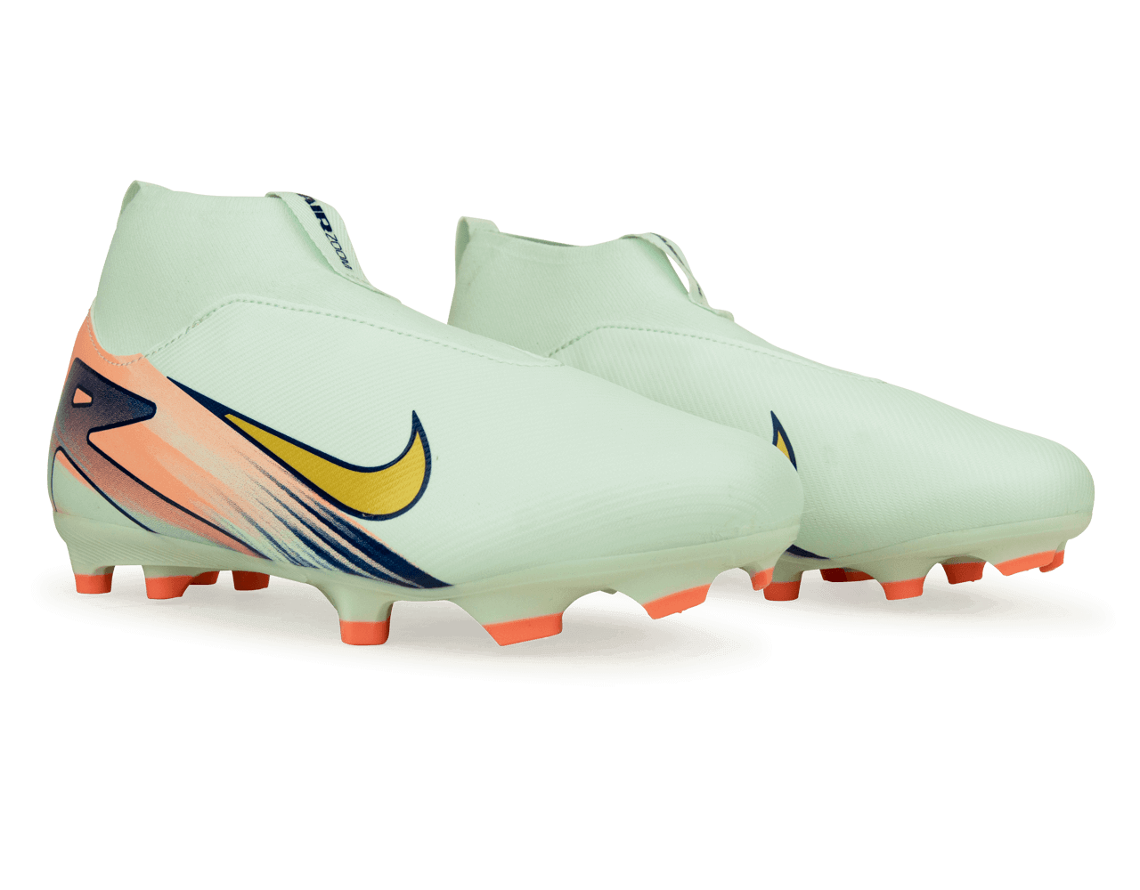 Nike Kids Zoom Mercurial Superfly 10 Academy MDS 009 FG/MG Barely Green/Metallic Gold