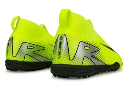 Nike Kids Zoom Mercurial Superfly 10 Academy TF Volt/Black