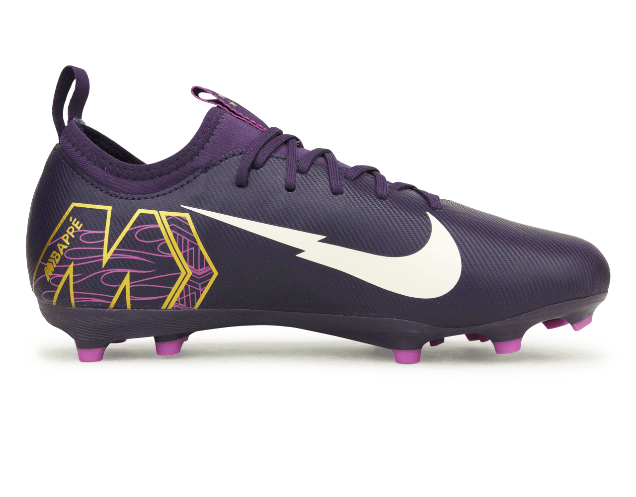 Nike Kids Zoom Mercurial Vapor 16 Academy KM FG/MG Grand Purple/Pale Ivory