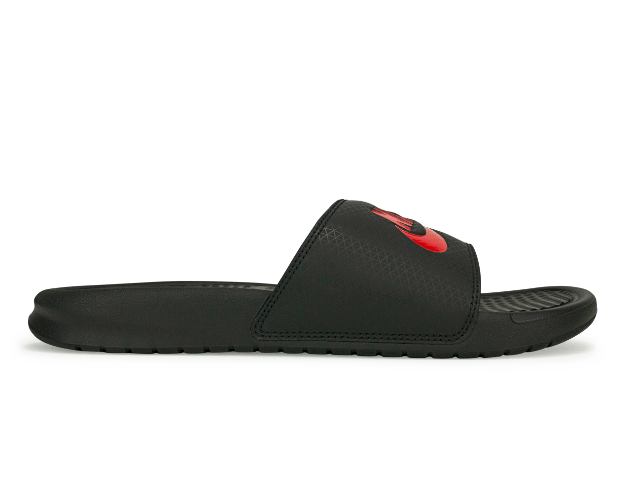 Nike Men's Benassi JDI Sandal Black/Challenge Red