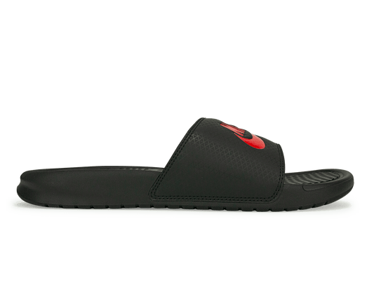 Nike Men's Benassi JDI Sandal Black/Challenge Red
