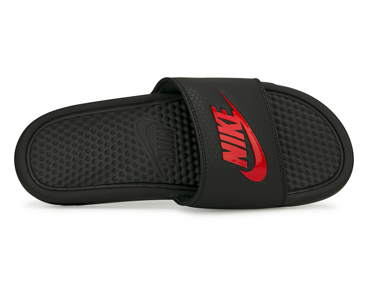 Nike Men's Benassi JDI Sandal Black/Challenge Red