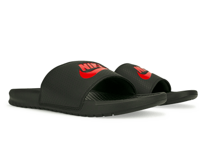 Nike Men's Benassi JDI Sandal Black/Challenge Red