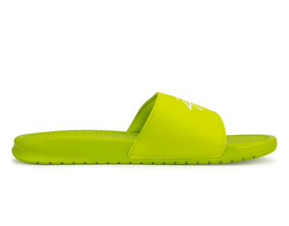 Nike Men's Benassi Stussy Sandal Green/White