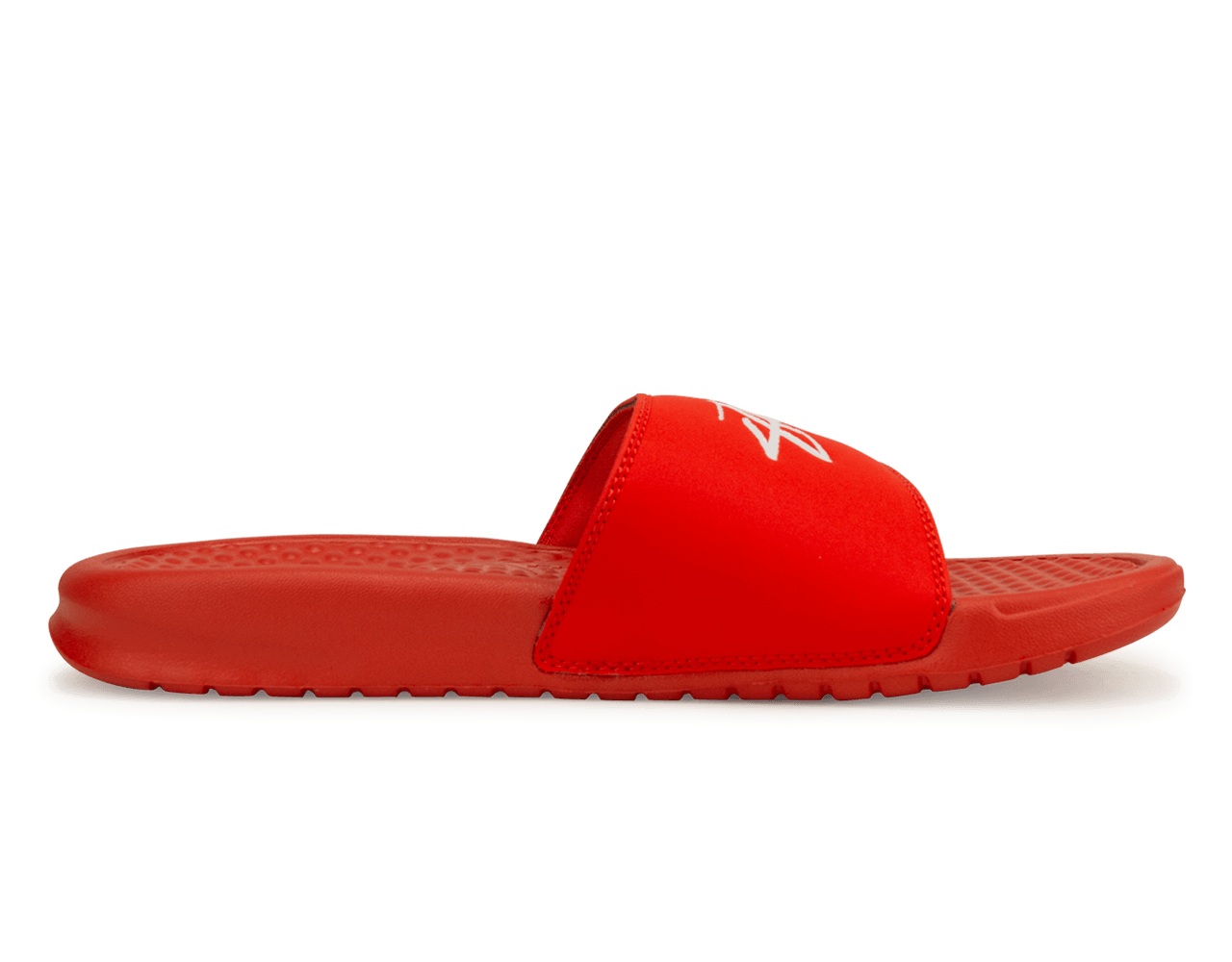 Nike Men's Benassi Stussy Sandal Red/White