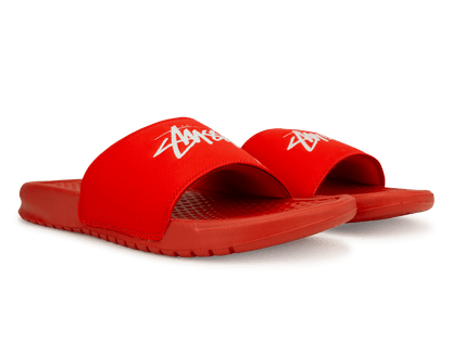 Nike Men's Benassi Stussy Sandal Red/White