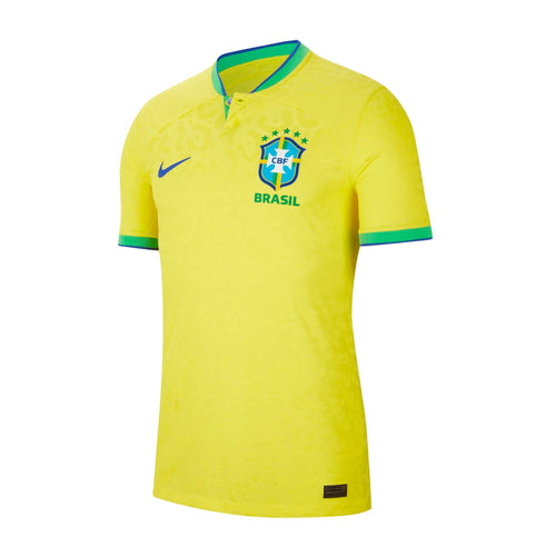 Nike Men's Brazil 2022/23 Dri-FIT ADV Home Jersey Dynamic Yellow/Paramount Blue