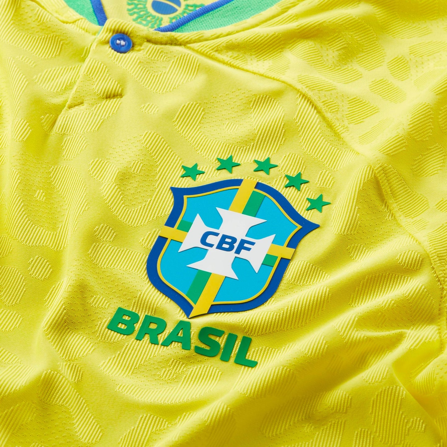Nike Men's Brazil 2022/23 Dri-FIT ADV Home Jersey Dynamic Yellow/Paramount Blue