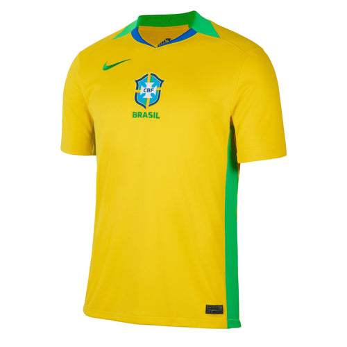 Nike Men's Brazil 2025/26 Home Jersey Yellow/Green