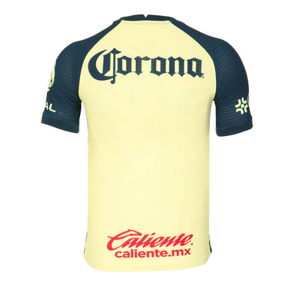 Nike Men's Club America 2021/22 Dri-FIT ADV Home Match Jersey Lemon Chiffon/Armory Navy