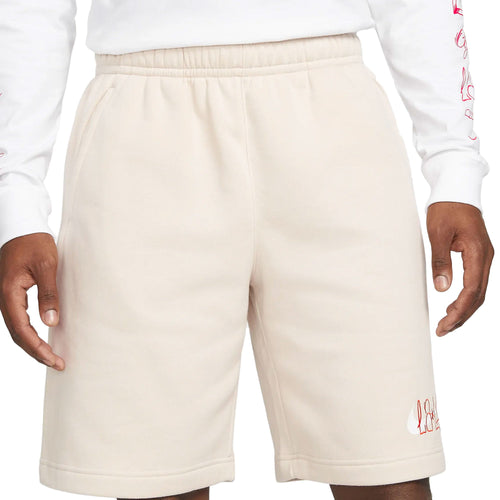 Nike Men's Club America 2021/22 Fleece Shorts Desert Sand/White
