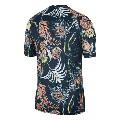 Nike Men's Club America 2021/22 Pre-Match Jersey Armory Navy/Lemon Chiffon