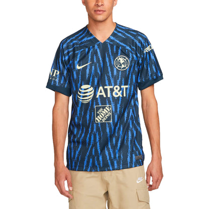 Nike Men's Club America 2022/23 Away Jersey Navy/Lemon Chiffon